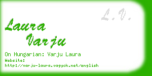 laura varju business card